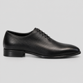 Classic Men's Black Wholecut Leather Oxfords