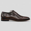 Classic Men's Dark Brown Wholecut Espresso Dress Shoes