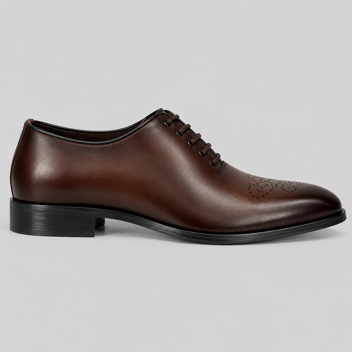 Men’s Dark Brown Leather Brogue Oxfords