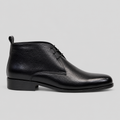 Men’s Black Leather Chukka Boots
